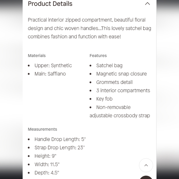 Aldo Myrtella Saffiano Satchel Bag New With Tags. - Picture 14 of 14